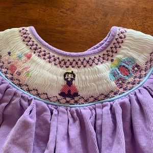 Smock dress princess size 4
